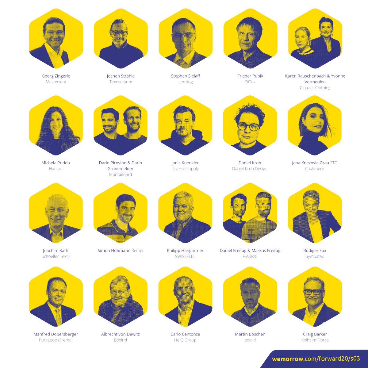 wemorrow's tweet photo. Wir präsentieren voller Freude unsere 3. #FORWARD20 Selection. Gemeinsam mit dem Klimaministerium @BMWK haben wir 20 Macher*innen identifiziert, die die die Textilindustrie mit High-Tech Fasern und Kreislaufdenken in die Zukunft katapultieren. 🌟
https://t.co/BIZ1WaZKa7 https://t.co/5sPesBgPYU