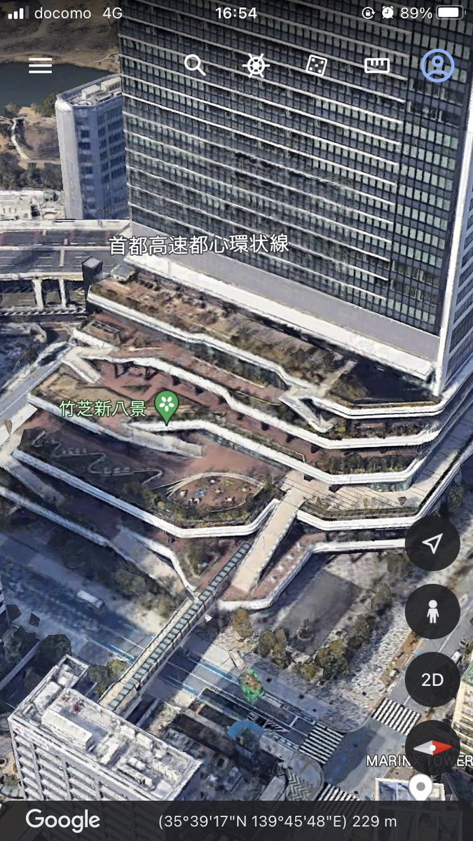 Fugio_Minecraft's tweet image. こーいう段違いのデッキがある建物大好きです