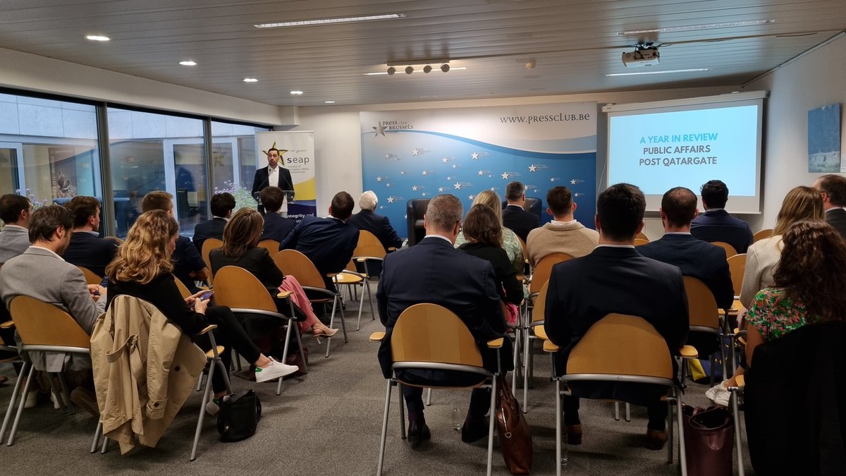 seap_eu's tweet photo. "The EU decision-making process must remain #open and #transparent" - @PVarakas , President of SEAP at our General Assembly yesterday in Brussels.

We would like to thank everyone who joined, and especially to @GUEGUENDaniel for sparking such an interesting debate. https://t.co/eXIaUswDn7