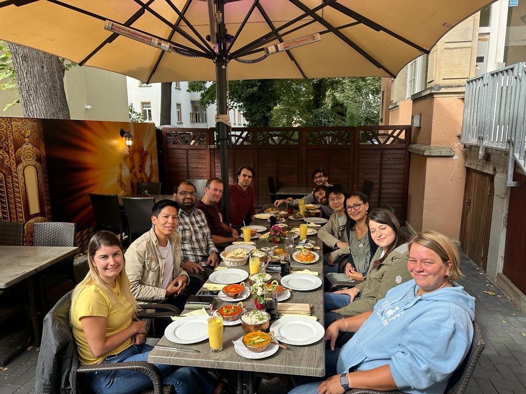 MNBE_Group's tweet photo. 🔬Celebrating Azaam's Scientific Journey🔬
We had a delightful farewell lunch for Azaam @azaamaziz, an invaluable PhD and then Postdoc of the #MNBEGroup. Your scientific journey here has been nothing short of amazing. Excited to see your next steps!
#NewBeginnings #MNBEFamily https://t.co/yGCS6eSxQ5