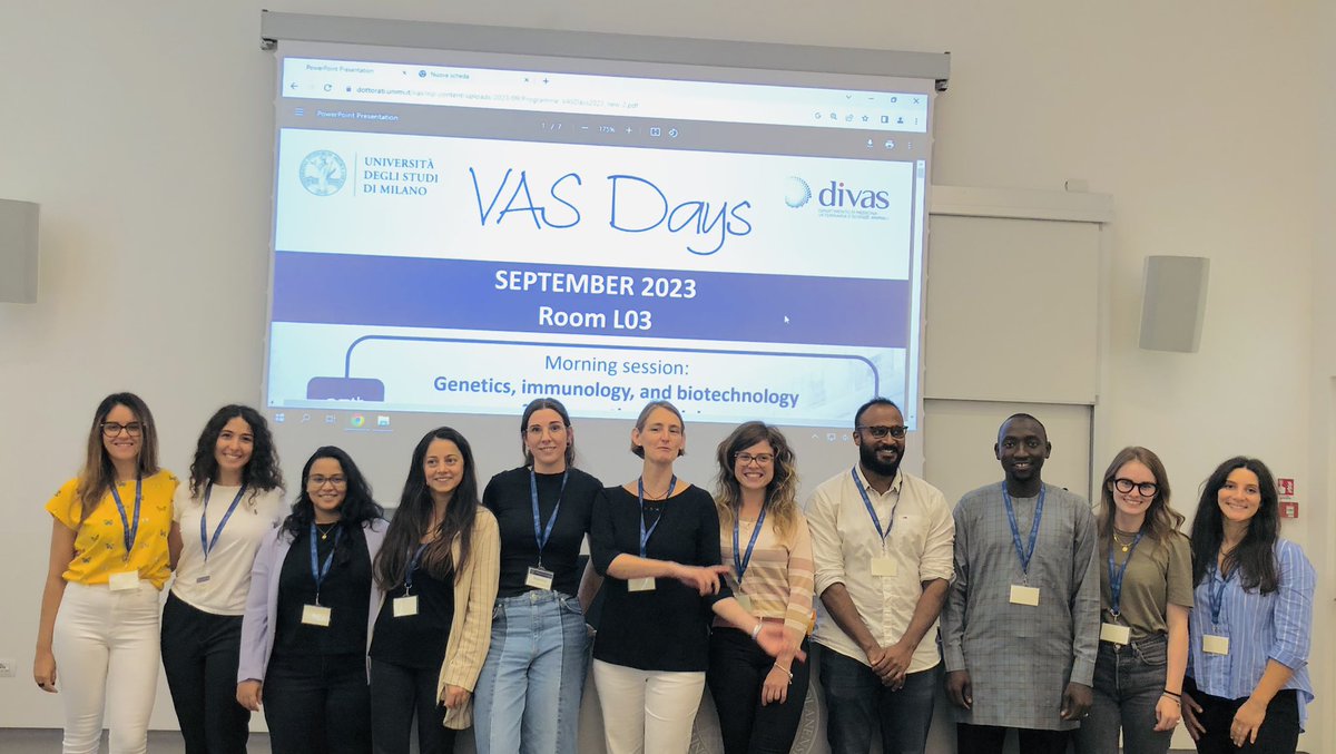 redbiolab's tweet photo. We are very proud of our PhD students that presented their projects at the Veterinary and Animal Science Days in the joint @LaStatale &amp; @eurova_etn session entitled “#Embriology and #reproduction” 

Thanks again to @RitaVassena @FecundisLab for the inspiring opening talk! https://t.co/jAq3Q0xyNp