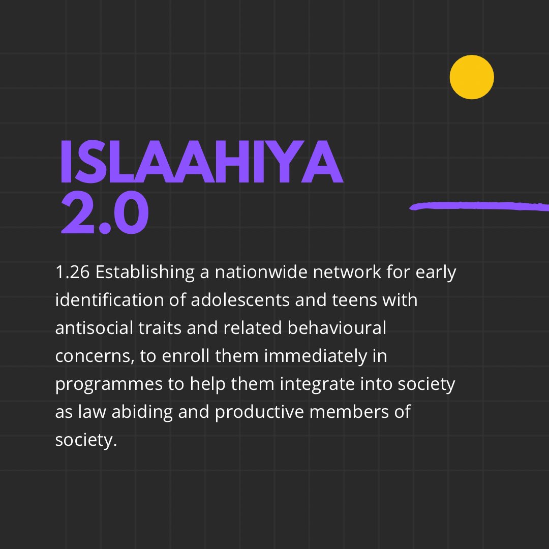 theguccibu's tweet photo. Muizzufesto #1.26 

Dharifulhu islaahiya ah fonuvan beynun tho?

“Anti-social traits” and “behavioral concerns” could mean anything from phases in childhood or teenhood to mental health issues that need professional help, not stigmatisation. https://t.co/TWuwJnIweb