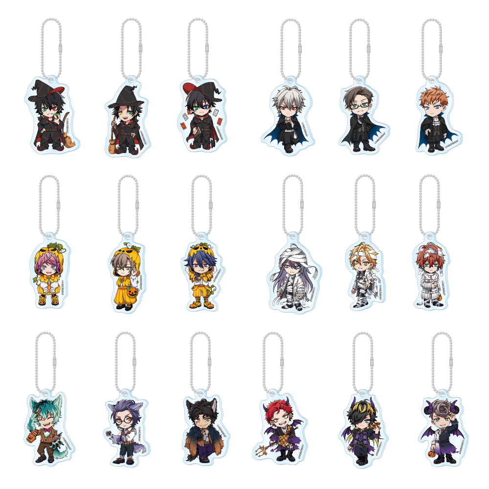 hm_RA_cafe's tweet photo. ＼ グッズ紹介✨ ／
今回の #ヒプノシスマイクカフェ 限定のミニキャラもグッズに！

✨ピック型缶バッジ
✨アクリルスタンド
✨アクリルキーホルダー

各ランダム18種👍
誰が出るかはお楽しみに！

💻：https://t.co/BQDi40JxaA
#ヒプアニ2期　#ヒプマイ ＃ヒプマイカフェ https://t.co/B7NYtfqfqf