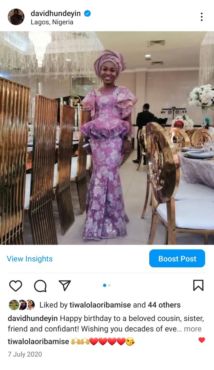 I'd have happily swapped places with her if I was given the option sha. It's not fair. It's not fair at all 🖤