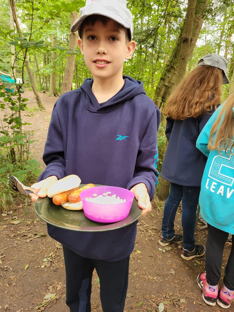 Breakfast time on camp! All is well and our Year 7s are ready for a busy day of campcraft skills,SOS survival and TRIBES GOT TALENT  this evening