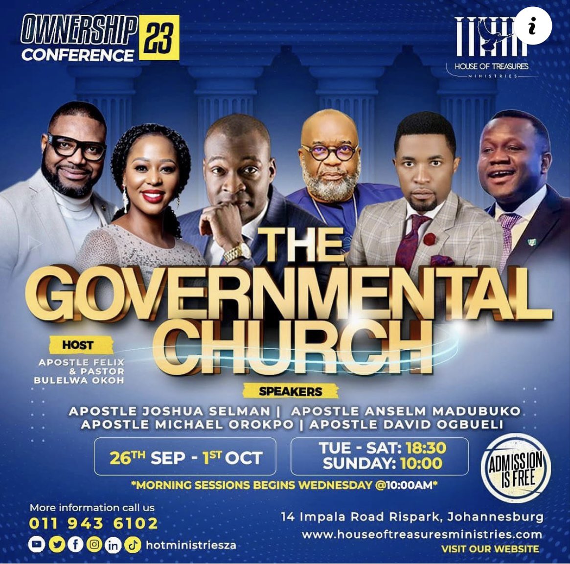 koinoniaeni's tweet photo. South Africa 🇿🇦 Apostle Joshua Selman is here! 

He was welcomed by the Senior Pastor of House of Treasures Ministries; Apostle Felix Okoh.

See you all by 11am (WAT) at House of Treasures Auditorium, 14 Impala Road, Rispark, Johannesburg, South Africa 🇿🇦 . 

Streaming details will be made available. We love and celebrate you.

#ApostleJoshuaSelman
#KoinoniaGlobal
