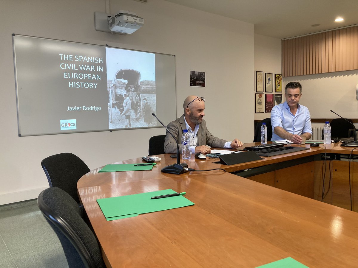 Abren fuego Robert Gerwarth (IP <a href="/CivilWars_ERC/">The Age of Civil Wars in Europe, 1914-1949</a>) y Javier Rodrigo (IP <a href="/GRECS_UAB_UdG/">GRECS</a>), sobre la Guerra Civil española en la historia europea