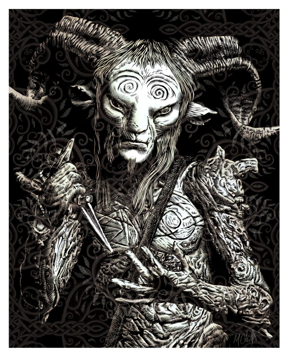mrmarkchilcott's tweet image. Faun. #panslabyrinth #guillermodeltoro #faun #digitalart