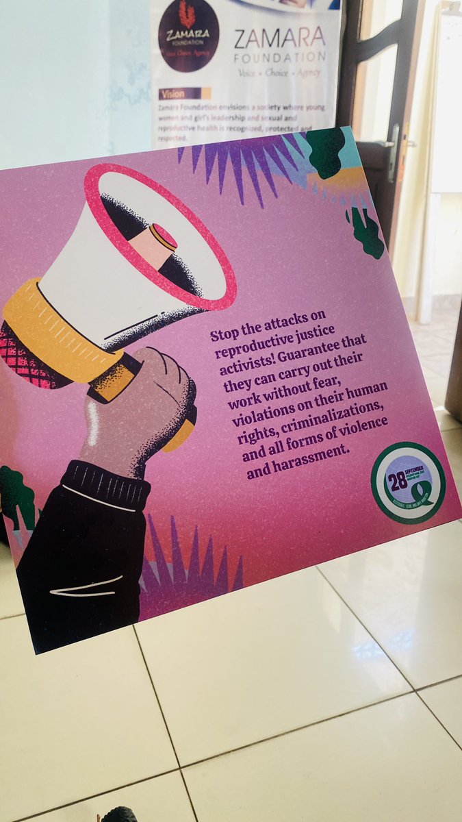 We don’t often talk about how SRHR activists get attacked ,how these attacks violates their human rights and  impact their mental health.Let’s stop the attacks NOW! 
#WCD2023 
#Internationsafeabortionday 
#ZamaraVoices