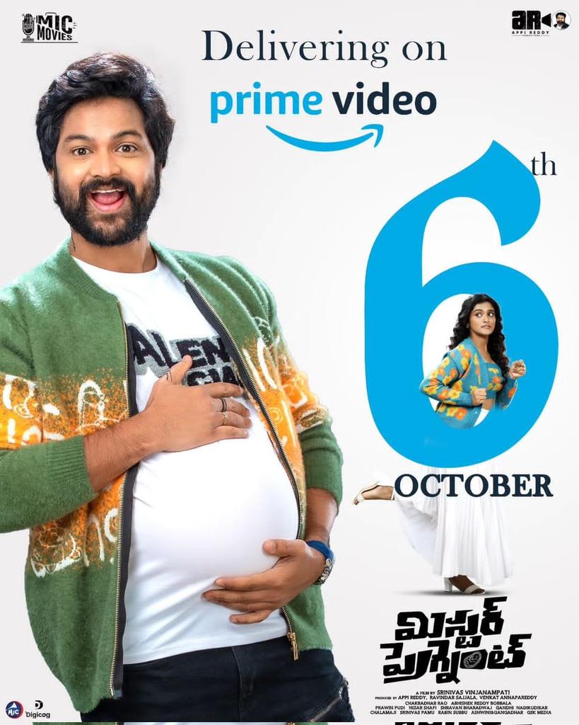 SYEDSOHELRYAN7's tweet photo. #Mrpregnant Laughter and Emotional Ride on its way to delivery on October 6th at #AmazonPrimevideo  @RyanSohel
#syedsohelryan #Kathaveruntadhi #syedsohel #ismartsohel #sohelions #sohel  #singarenimuddubidda  #MrPregnant   #BootCutBalaraju   #OrganicMamaHydridalludu #luckylakshman https://t.co/zey9vcXJn0