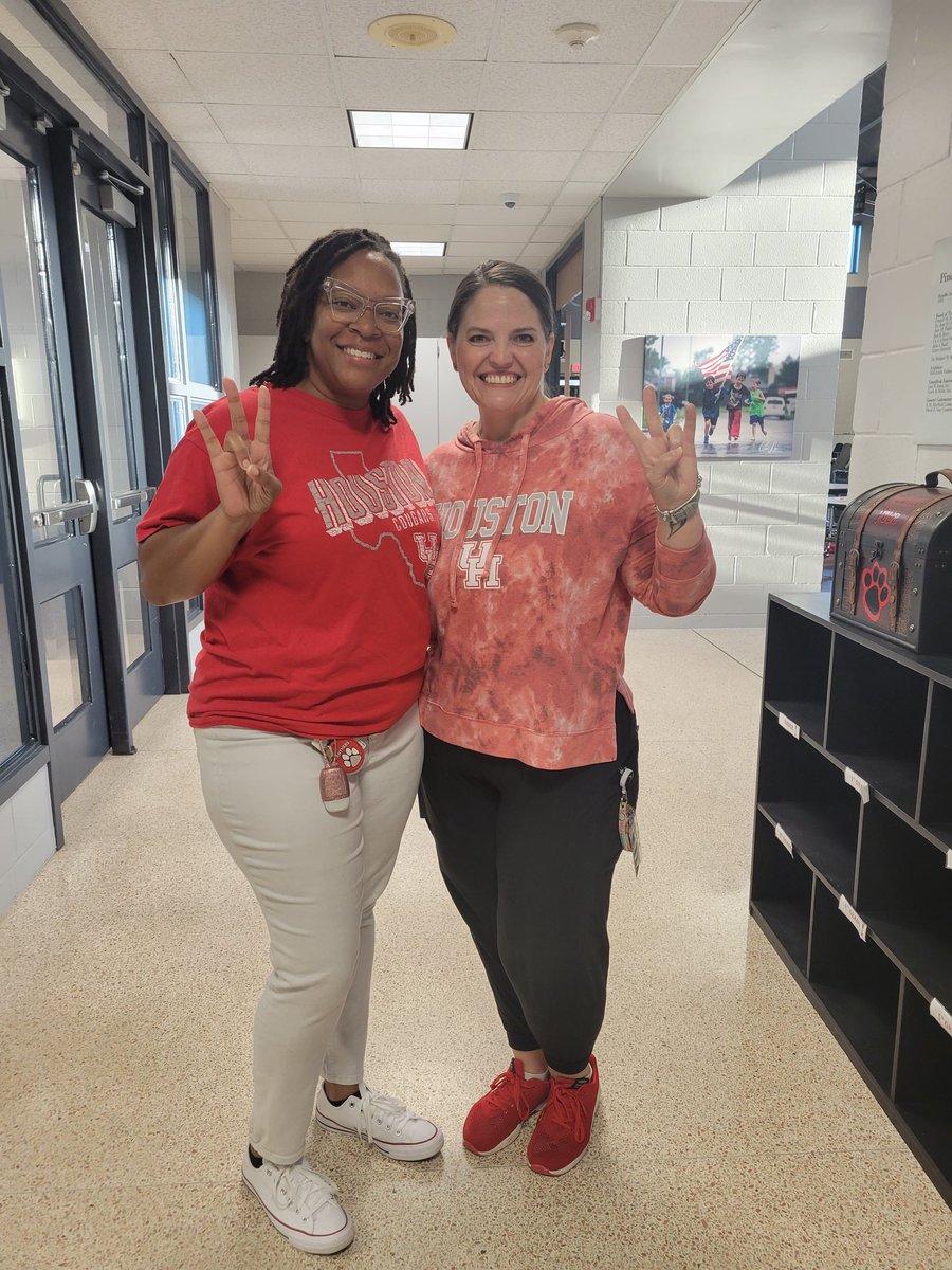 Katrina Johnson (@counselor_pfe) on Twitter photo A few of us were representing U of H today for wise Wednesday! Although I didn't attend U of H, I wear different school shirts so that students are exposed to all the different colleges/universities they can attend! <a href="/HumbleISD_PFE/">Pine Forest Elem</a> A few of us were representing U of H today for wise Wednesday! Although I didn't attend U of H, I wear different school shirts so that students are exposed to all the different colleges/universities they can attend! <a href="/HumbleISD_PFE/">Pine Forest Elem</a>