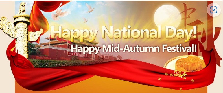 bilingdisplay's tweet image. Happy Natinal Day
Happy Mid-autumn Festival 🥳🥳