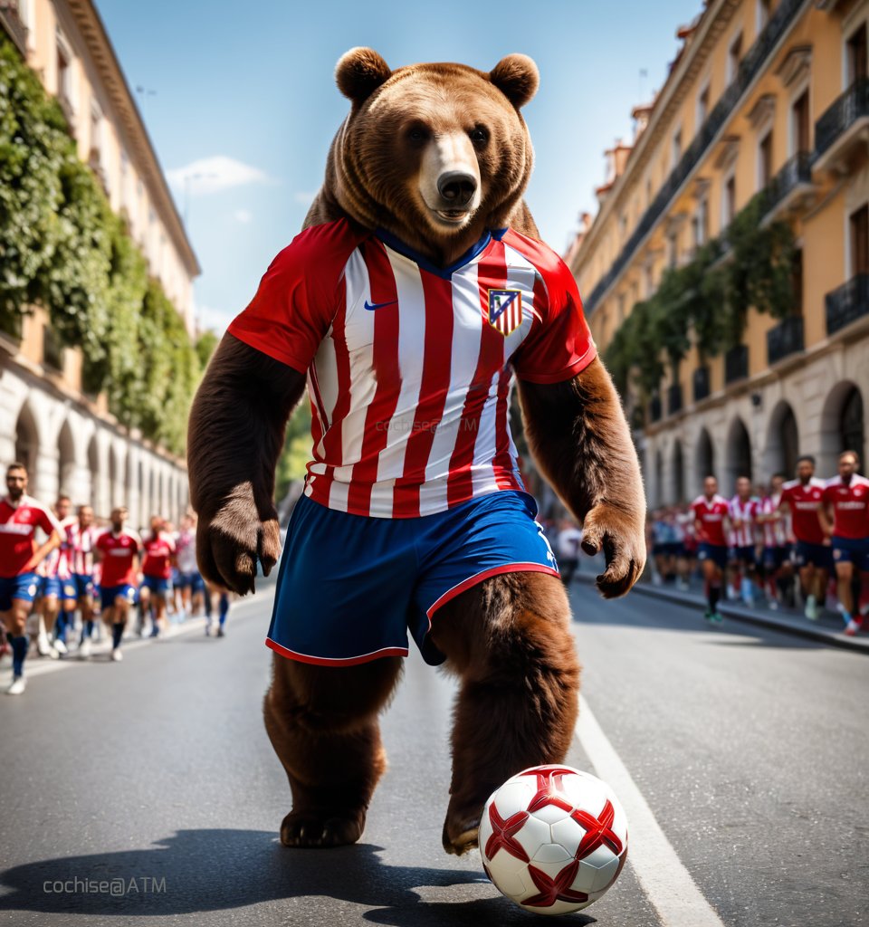 El Atleti juega todos los días.

En todos los portales.
En todas las calles.