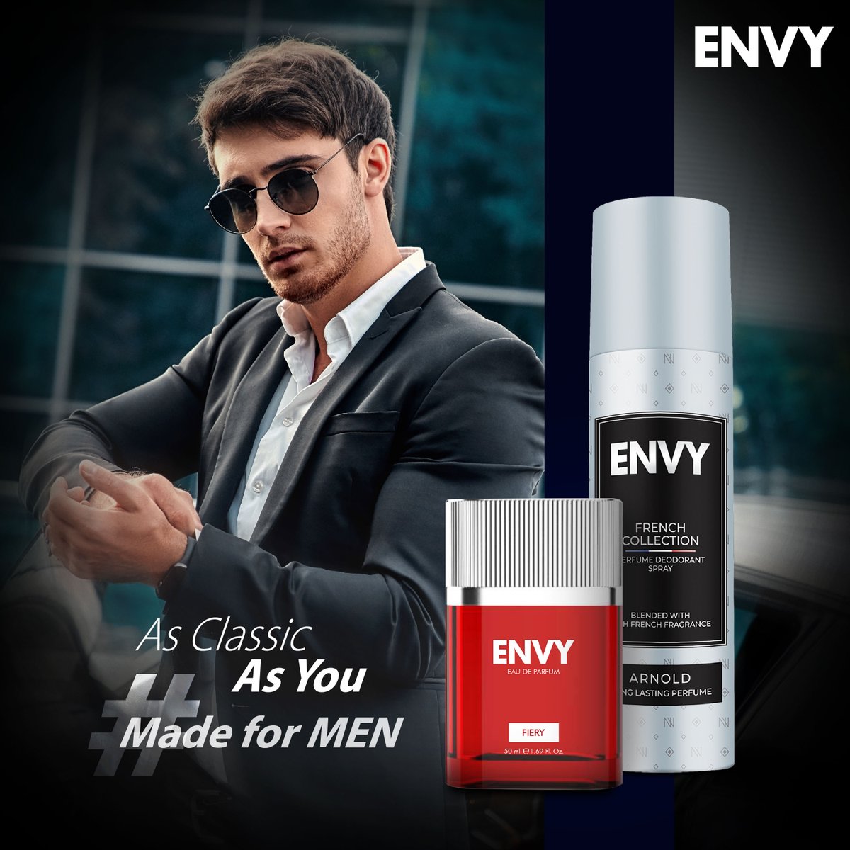Embrace the irresistible you and let the world fall under your spell. . . Get Your Envy: envyfragrances.com . . #madeformen #envyfrench #frenchperfume #perfumes #masculinefragrance #menstyling #fashion #menfragrance #menperfume #frenchcollection #frenchperfume #french