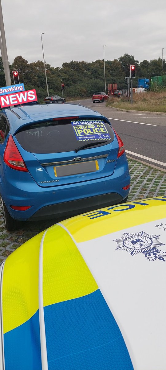 NSRAPT's tweet photo. #PHQRPU stopped this vehicle on #A14 #Felixstowe the driver didn't have a #licence, #insurance or #tax. Vehicle seized and driver reported. @DVLAgovuk #Pc1202 #Pc175 #Sc9294 #Sc9477 @SPVolunteers https://t.co/FAbwz8GQyX
