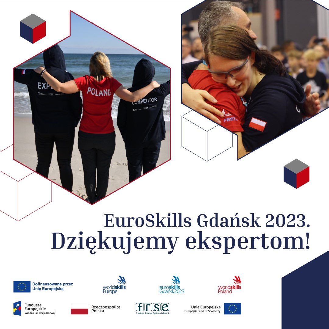 WorldSkillsPL's tweet photo. Wrzesień dobiega końca, a u nas emocje po @ESGdansk2023 są ciągle żywe 🤩 
To dobry moment, aby podziękować tym, dzięki którym młodzi profesjonaliści przeżyli zawodową przygodę życia! 36 ekspertom, którzy stoją za naszymi zawodnikami, którzy służyli im radą i pomocą ❤️ https://t.co/gNeRTu6Wpt