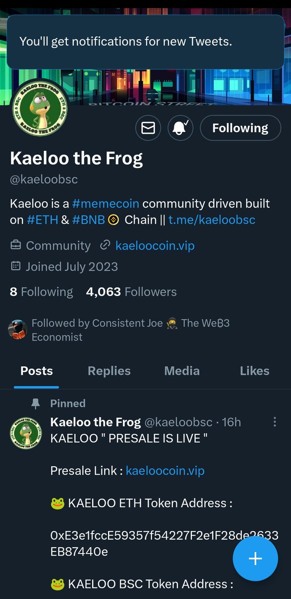 web3dothan's tweet photo. 1st crypto project in history to launch 1 project on 2 blockchains at the same time Kaeloo ETH & Kaeloo BSC are here to change the game.

Website : https://t.co/XB9gwQPpvO 
Telegram : https://t.co/Axhg4oSwnz
Twitter : @kaeloobsc 

#Giveaway #MOONSHOT #BNB    #ETH #MemeCoin #Kaeloocoin 
Gm friends
@Bdigital17 @ConsistentJoe @jk_7_jk