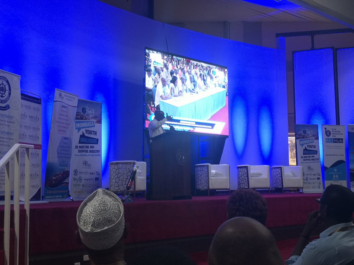 Currently attending  #MombasaYouthDialogue at Bandari Maritime Academy.