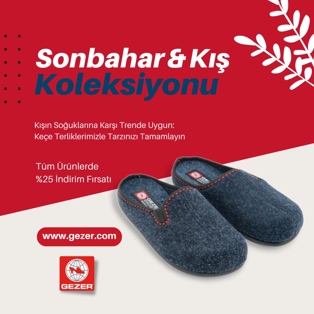 Gezer_Ayakkabi's tweet photo. Kışın Soğuklarına Karşı Trende Uygun: 
Keçe Terliklerimizle Tarzınızı Tamamlayın

#gezerayakkabı #gezerterlik #terlik #ayakkabı #kışlıkterlik #kışkoleksiyonu #SıcacıkKışTerlikleri #Keçeterlik #erkekterlik #erkekmoda #heradımdamutluluk #Trendmoda https://t.co/E1UJAOUi6h