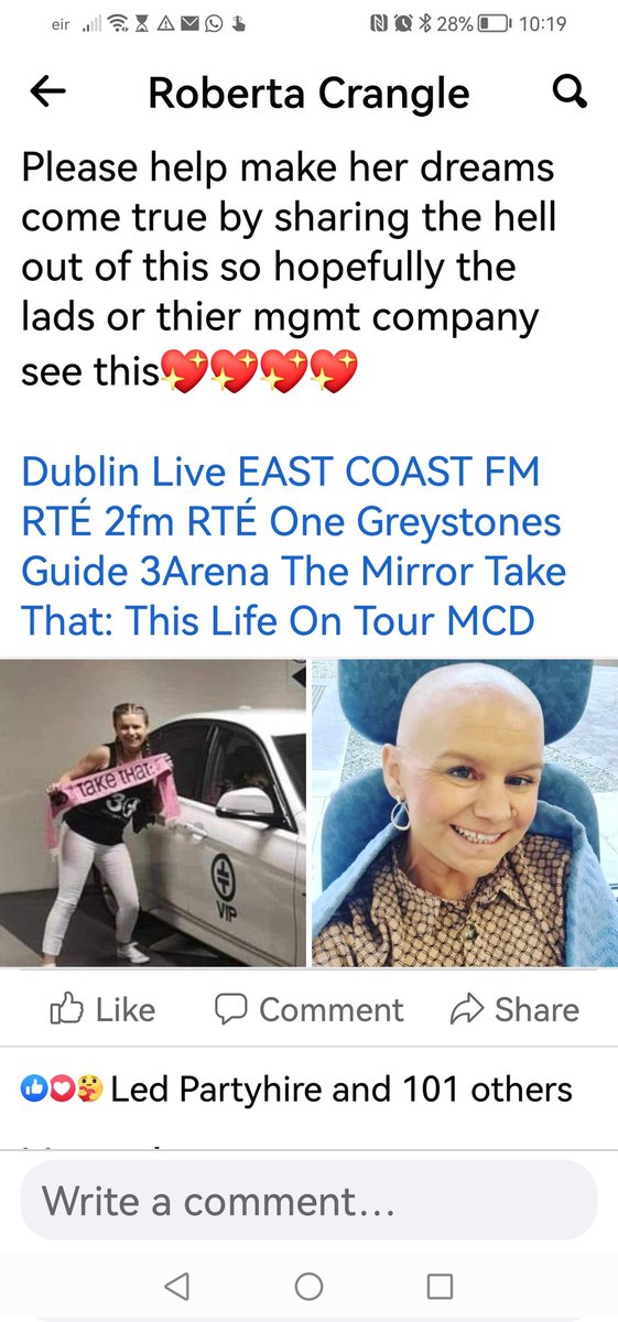 RobertaCrangle's tweet photo. @GaryBarlow Come on Gary help make this no 1 girls dreams come true https://t.co/QpMg3B4goe