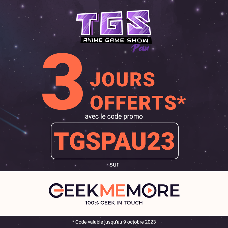 TGSevenements's tweet photo. Notre partenaire @GeekmemoreFR, le premier site de rencontre 100% geek, vous offre 3 jours d'accès à leur site avec le code TGSPAU23 !
Ce serait bête de ne pas en profiter 😉
#TGS #Pau #geekmemore #rencontre #site #geek #salon #popculture https://t.co/OT821ftxxF