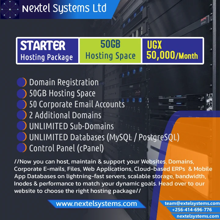 Host & support for your Websites, Domains, E-mails, Files, Web Apps, Cloud ERPs  & Mobile Apps on lightning-fast servers, scalable storage, bandwidth & performance to match your goals. 

https://www.nextelsystems.com


#WebHosting #hosting #Cloud  #domains #websites #emails