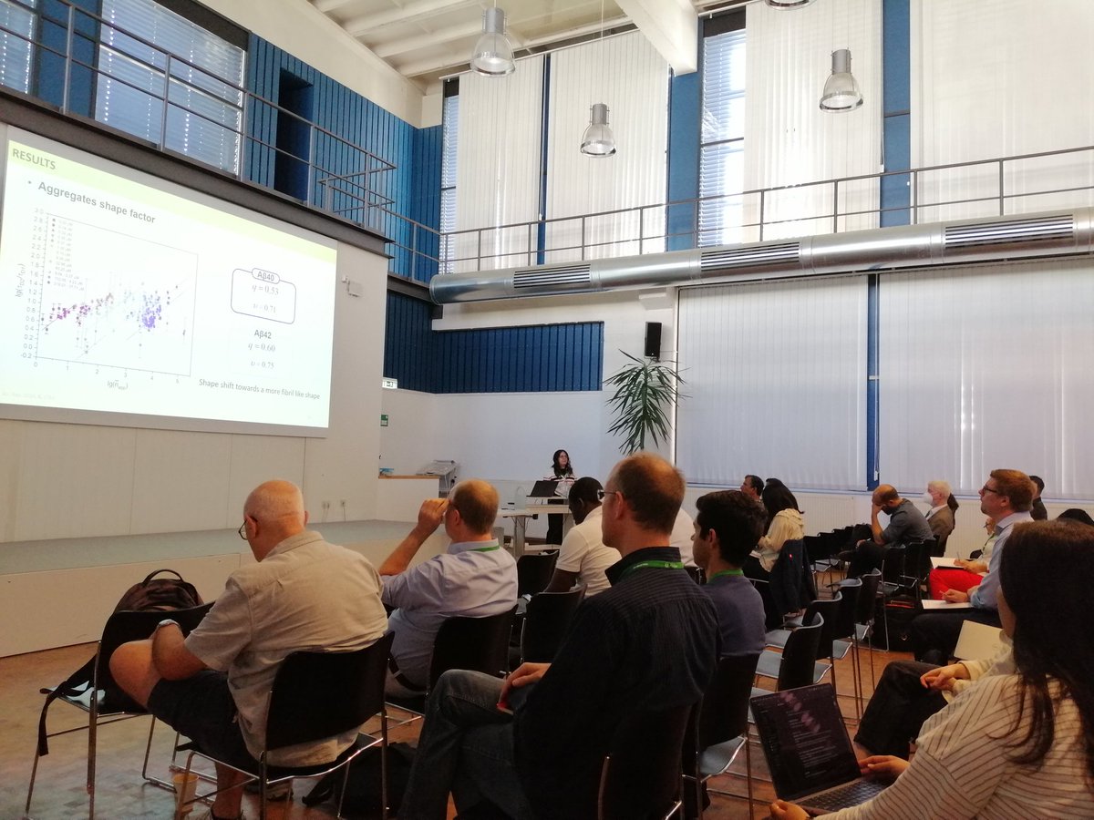 Maria39244565's tweet photo. Everyone 's back bright and early after yesterday's conference dinner for brilliant student talks about #FCS at #WS28 https://t.co/jZpu9xiYWX
