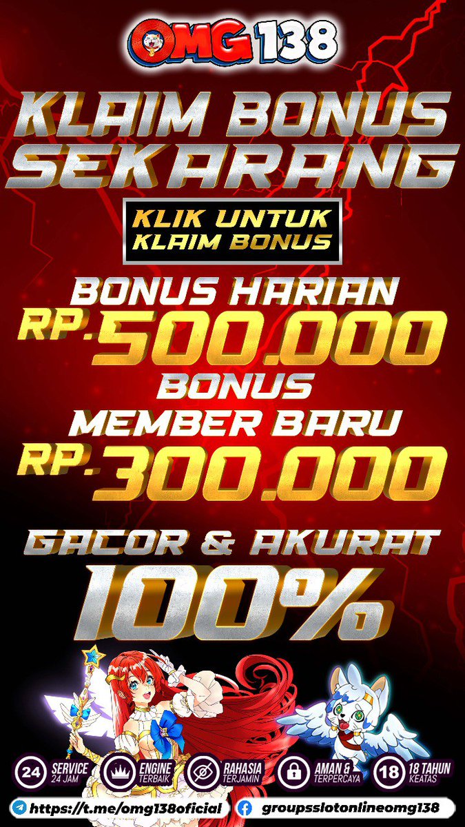 claim bonus setiap harinya bosku di OMG138 !!!! Link Daftar : heylink.me/official-omg13… #OMG138 #PANAS #Cilacap #MarioDandy #bocah #Niki #PutriAriani #siang #Gerrard #gaji #libur #slotgacorhariini #slotgacorterbaru #slotonline #slotpg #slotpragmatic #slotwallet #slotterpercaya