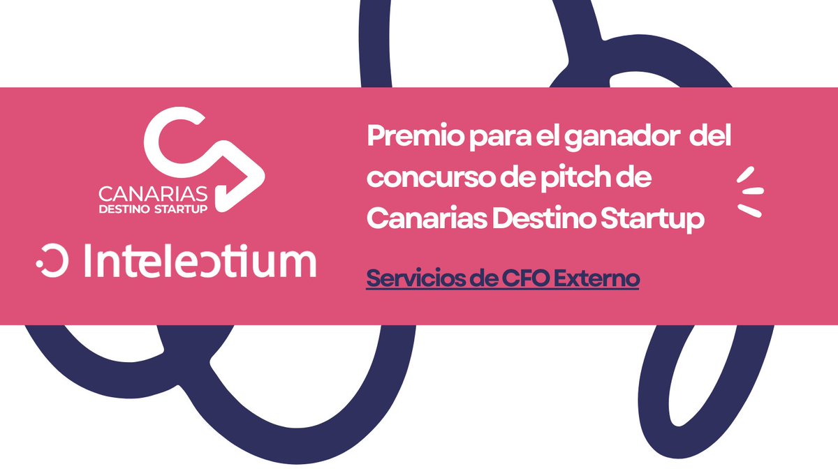 Intelectium (@intelectium) on Twitter photo 🗓 Llega Canarias Destino Startup. El mayor evento de ámbito nacional en Canarias de #emprendimiento e #innovación.
Nos hace mucha ilusión participar en la primera edición como jurado en el concurso de pitch organizado por <a href="/aje_laspalmas/">AJE Las Palmas</a>
¿Nos vemos allí? 🗓 Llega Canarias Destino Startup. El mayor evento de ámbito nacional en Canarias de #emprendimiento e #innovación.
Nos hace mucha ilusión participar en la primera edición como jurado en el concurso de pitch organizado por <a href="/aje_laspalmas/">AJE Las Palmas</a>
¿Nos vemos allí?