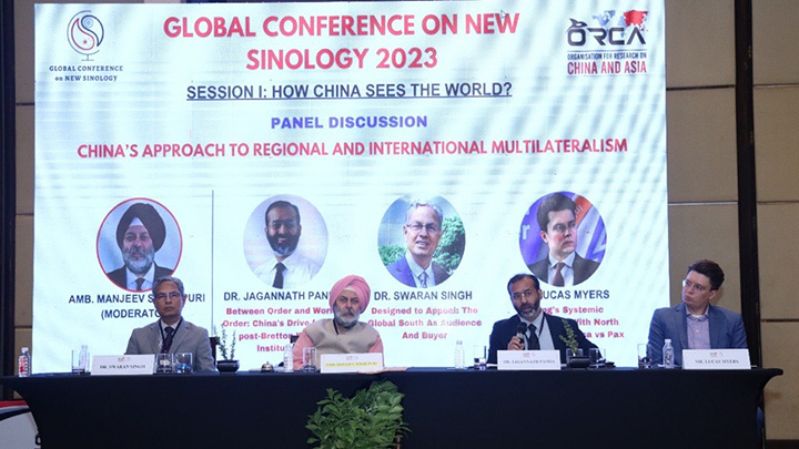 🗓️@jppjagannath1, @ISDP_SCSAIPA, moderated a panel on the #Quad and also delivered a speech on ‘#China and the post-Bretton Woods Institutions’ at the ‘New #Sinology’ conference organized by @ORCA_India! orcasia.org/pages/gcns