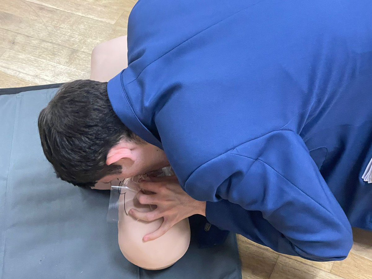 This week year 11 pupils are learning basic first aid and CPR as part of our PSHE curriculum. Many thanks to Trevor who made this important training possible. #Enrichment #StarCitizens #BeEngaged #LeadingMyLife #BeYourBest #ShineLikeAStar