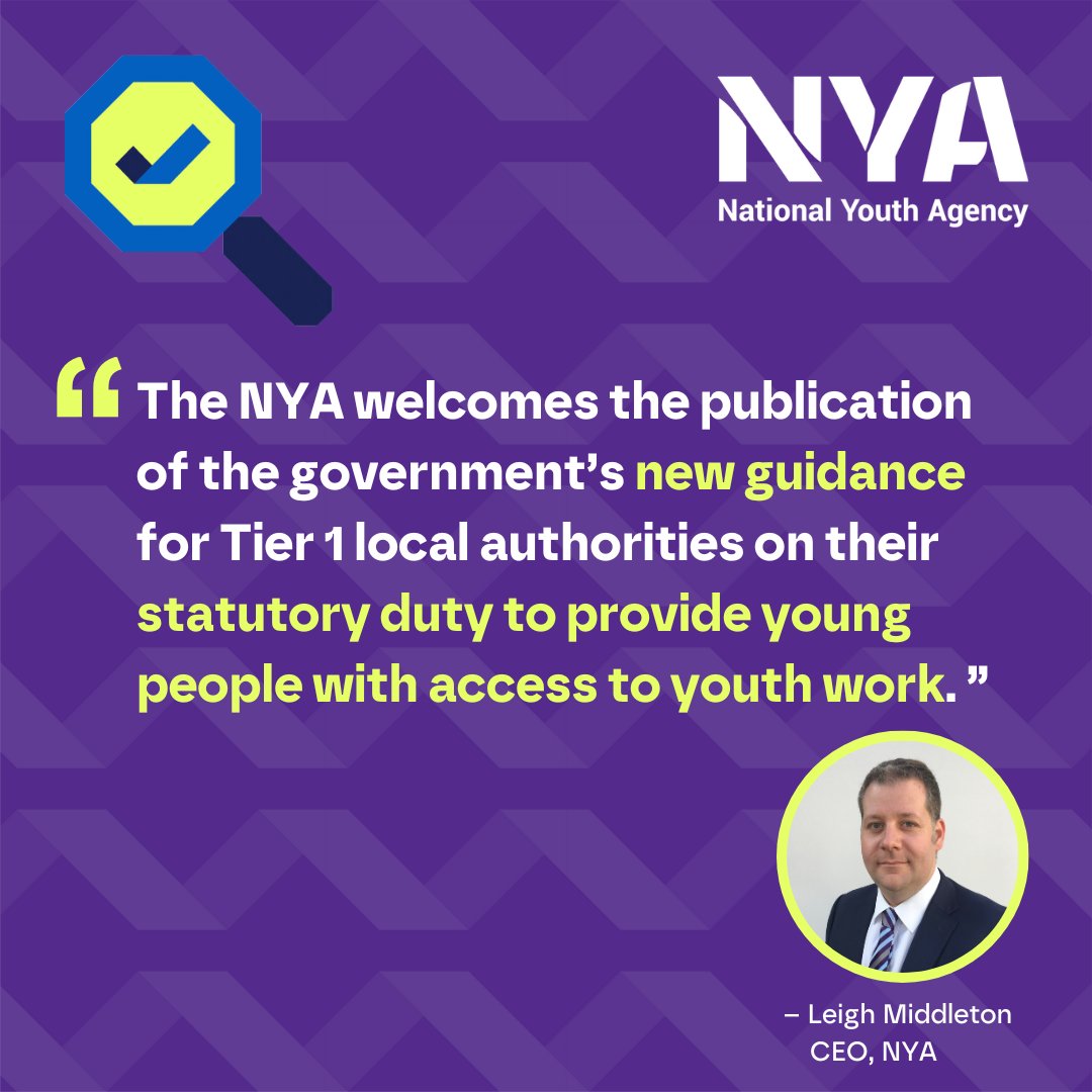 The NYA welcomes the updated Local Authority Statutory Duty which provides greater clarity on what is required, with a focus on quality and effective practice. 

Read our Chief Executive’s statement:

nya.org.uk/statutory-duty…