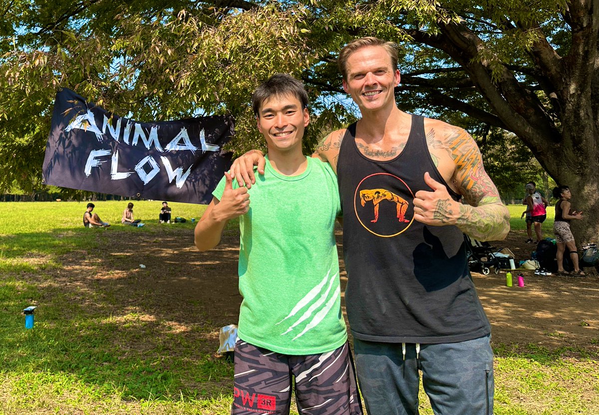 yu_machida_'s tweet image. Animal Flow JAM 
in TOKYO 🇯🇵

日本で初めて創始者 MikeによるJAMに参加できて本当に良かった😌

自分の身体を自由に動かすって本当に楽しいし意外と難しい…

また、お会いしたい😌

#animalflow #Japan