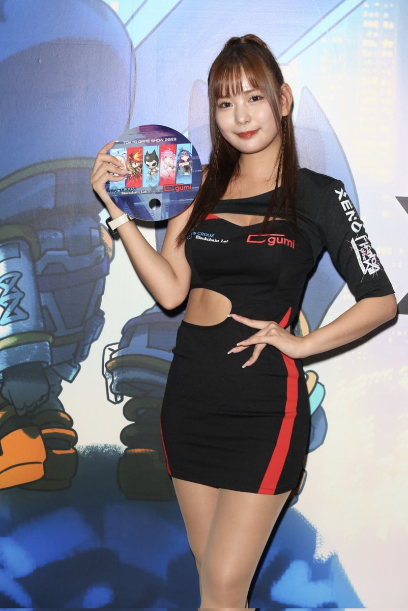 mk0327sayu's tweet photo. #東京ゲームショウ2023
#TGS2023
#gumi
#XENO
#CROOZBlockchainLab
#イベントコンパニオン
#小湊美月 さん(@mizuki_harapeko)
#きてぃランド https://t.co/sMncIoSNVe
