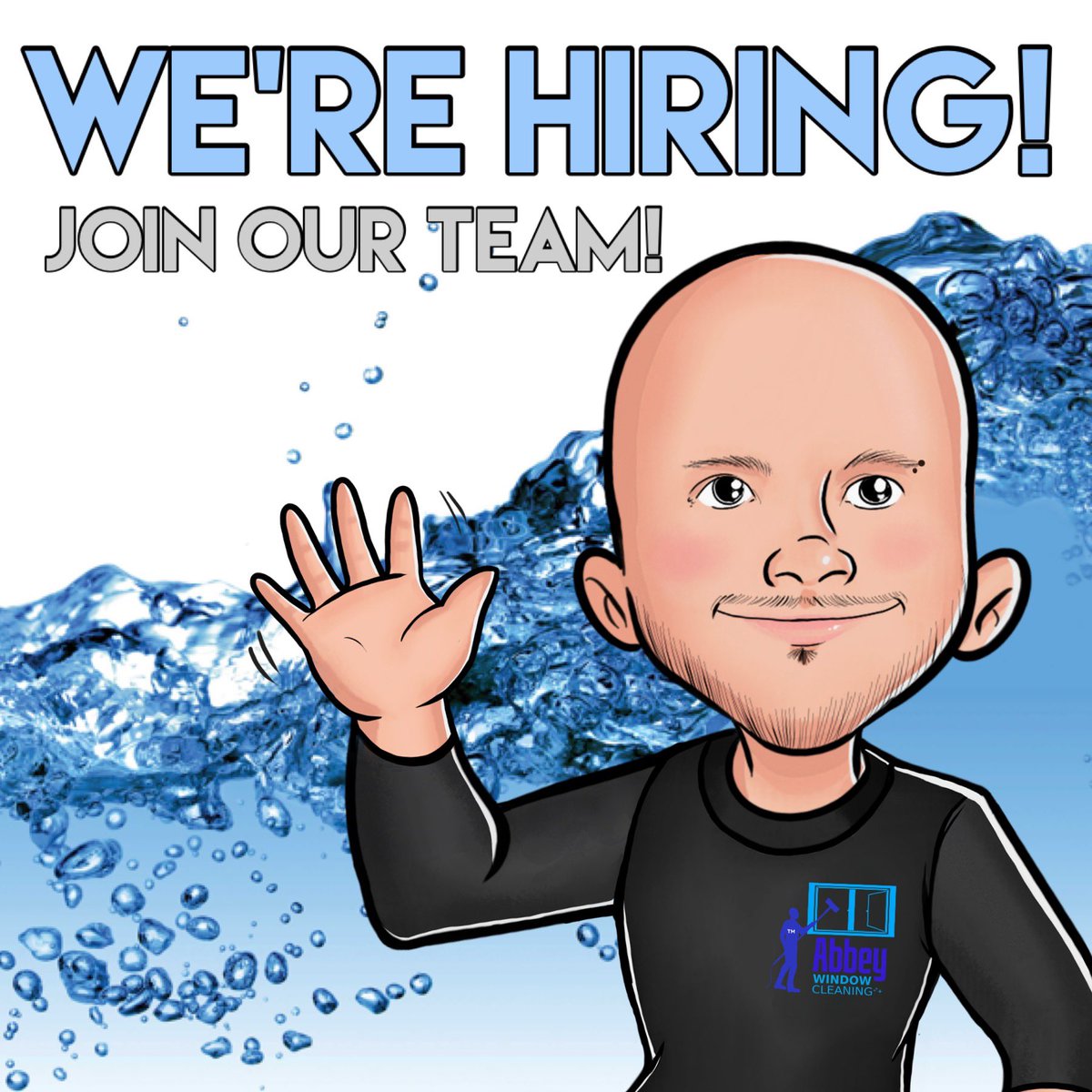 AWCChester's tweet photo. Abbey Window Cleaning is looking for a hardworking, friendly and reliable person to join our growing team of external cleaners.

If you’re the kind of person who likes to be outdoors, enjoys talking to people and takes pride in their work.. we want to hear from you! https://t.co/PL0L5DegaC