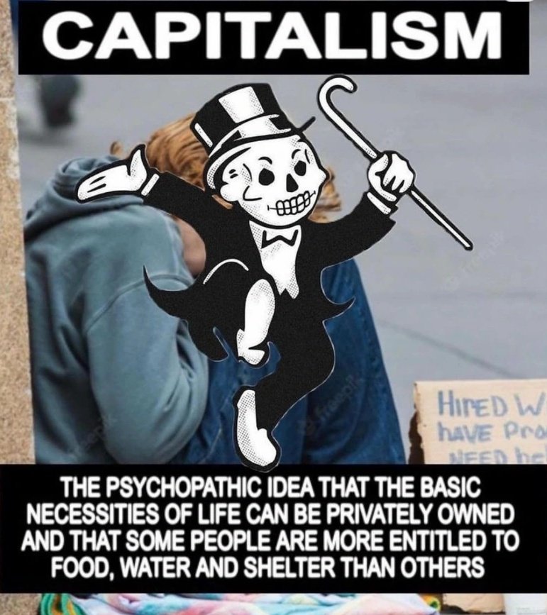 @beth32_g @tekstone #Capitalism has been poisoning our world since it's inception. #Socialism is the first step to the long road leading to #Freedom aka #Communism.