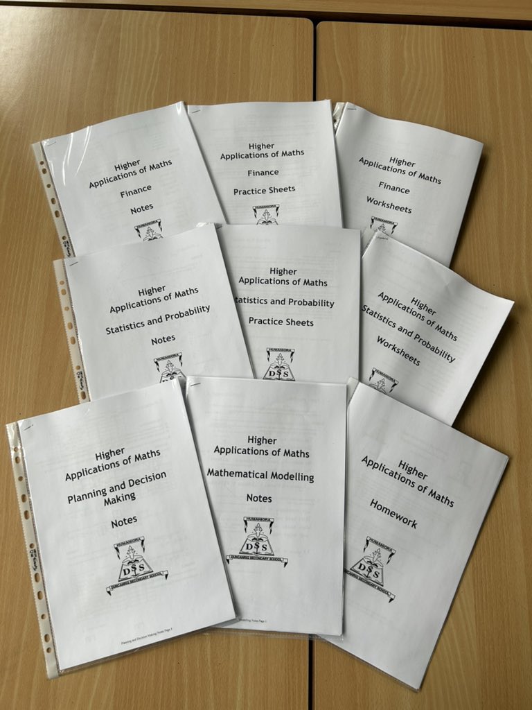 Duncanrig Maths tweet media