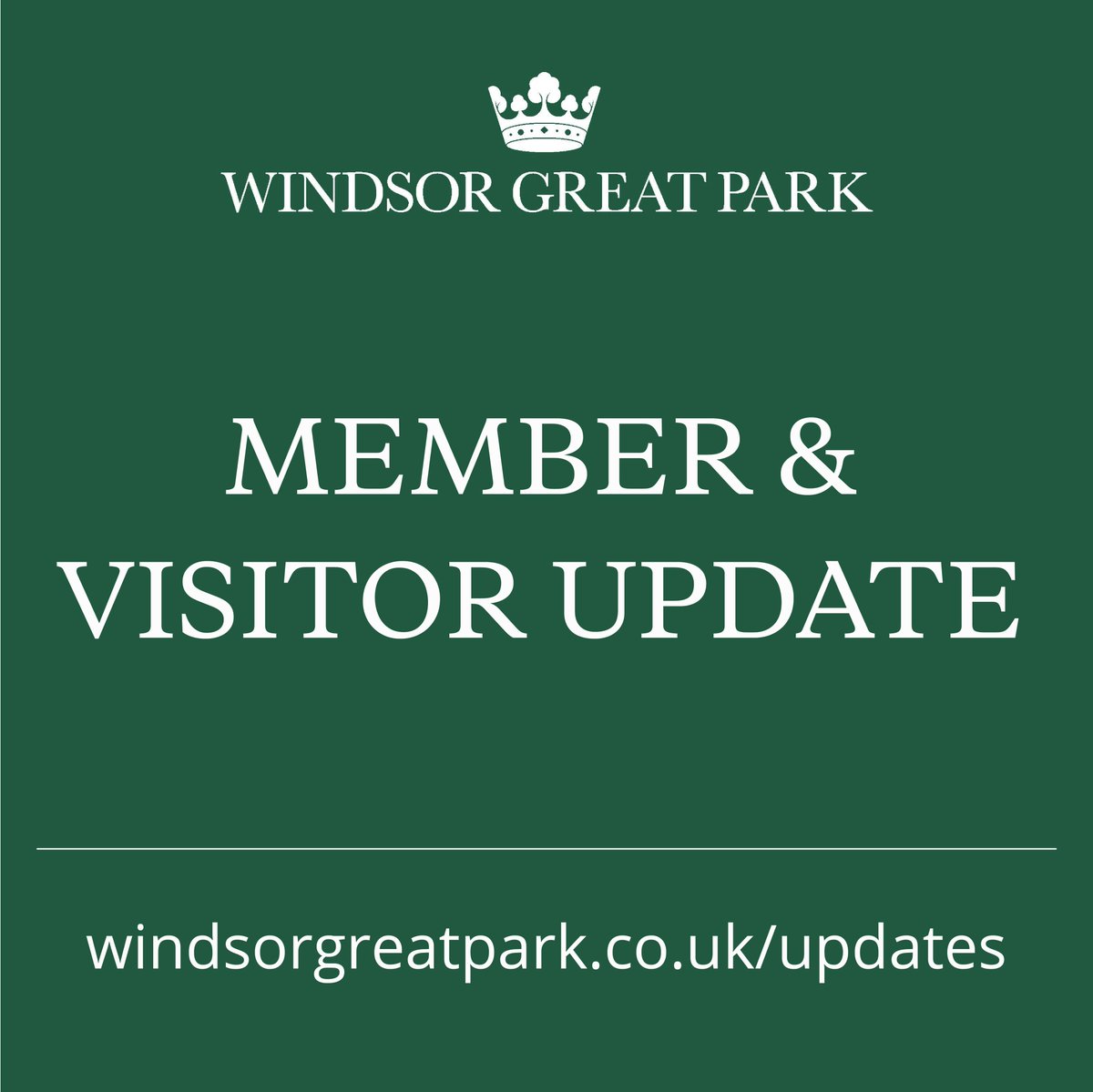 Please be aware of upcoming Deer Park closures beginning on Monday 2 October.

As we enter the deer rutting season, please also be reminded of the following guidance when visiting the Deer Park: windsorgreatpark.co.uk/updates

<a href="/visitwindsor/">Visit Windsor</a> <a href="/MyRoyalBorough/">MyRoyalBorough</a>