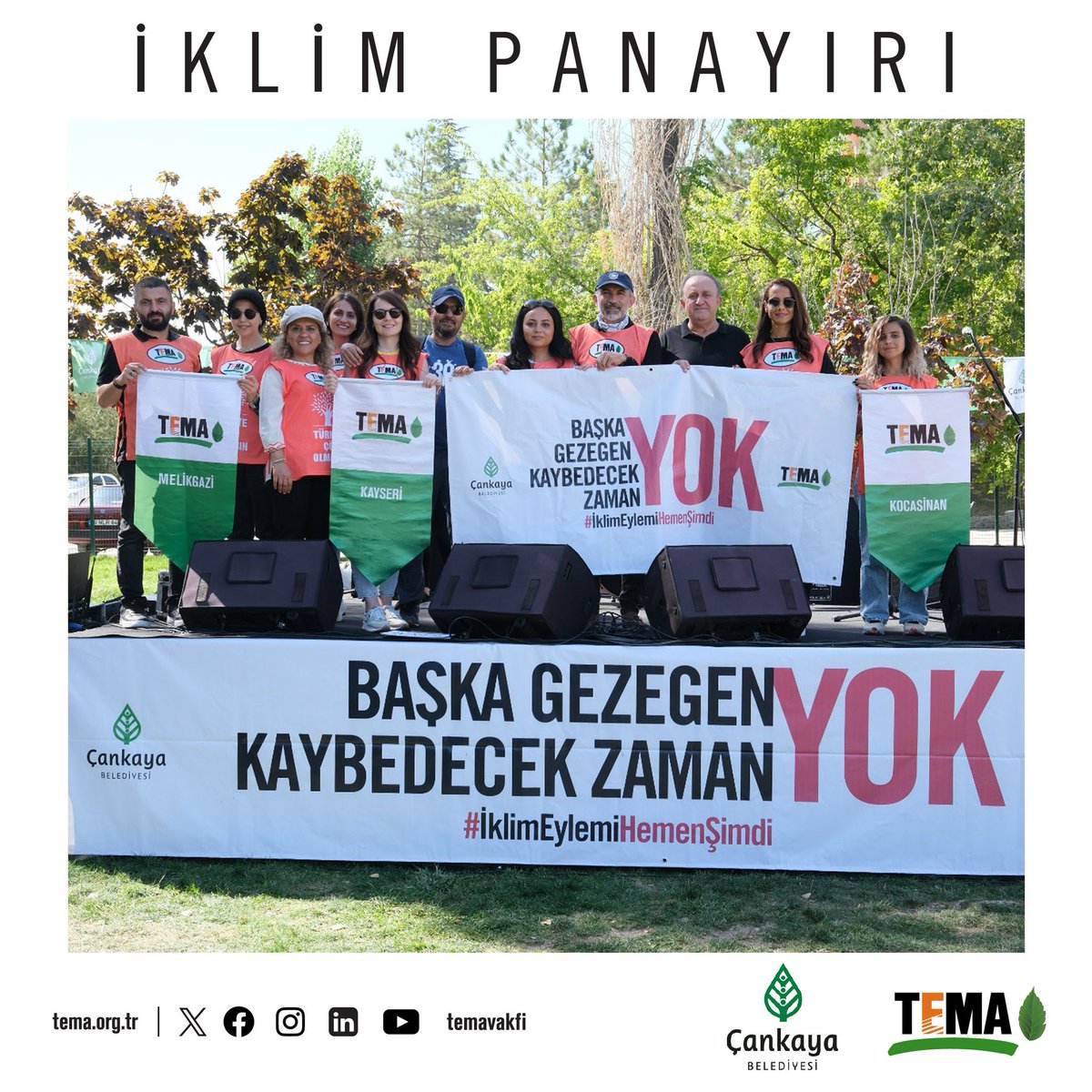 BAŞKENTTE İKLİM İÇİN BULUŞTUK!

İklim krizine dikkat çekerek konu ile ilgili farkındalık yaratmak amacıyla Çankaya Belediyesi ile Vakfımızın düzenlediği İklim Panayırı’na katıldık.