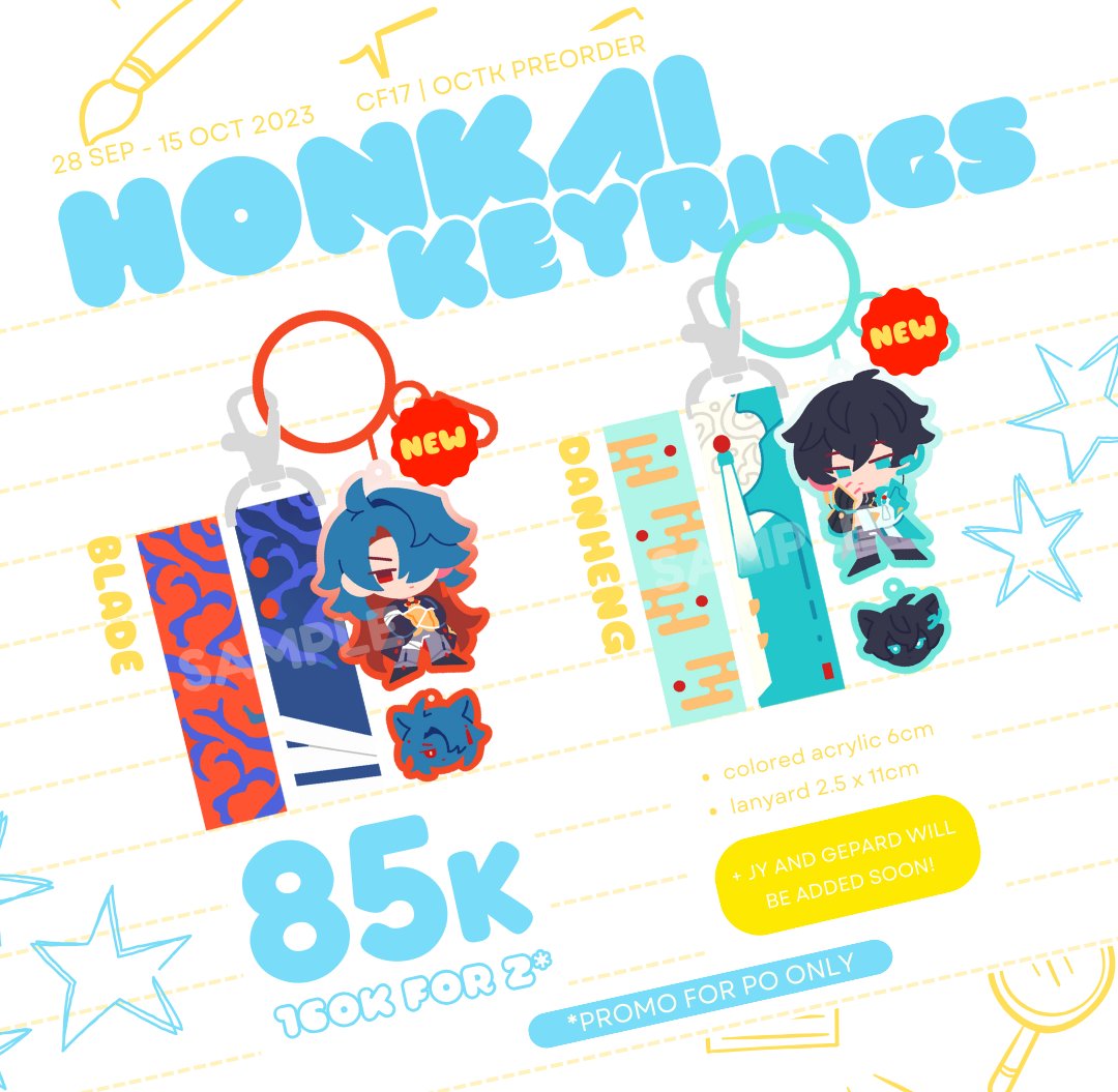 octk_o's tweet photo. [RT💕 ]
My #comifuro17 PO for keyring &amp; acrylic standee are now open with new m e n of genshin+honkai star rail, luxiem, and noctyx!

⭐CF17 PICKUP PO: 
28 Sept - 15 Oct 2023 (23.59 WIB) ❗more info on form❗

⭐INA/INTL MAIL ORDER: 
28 Sept - 15 Oct 2023 (23.59 WIB)

🔗 below 🔗 https://t.co/aYa7L5Ac3C