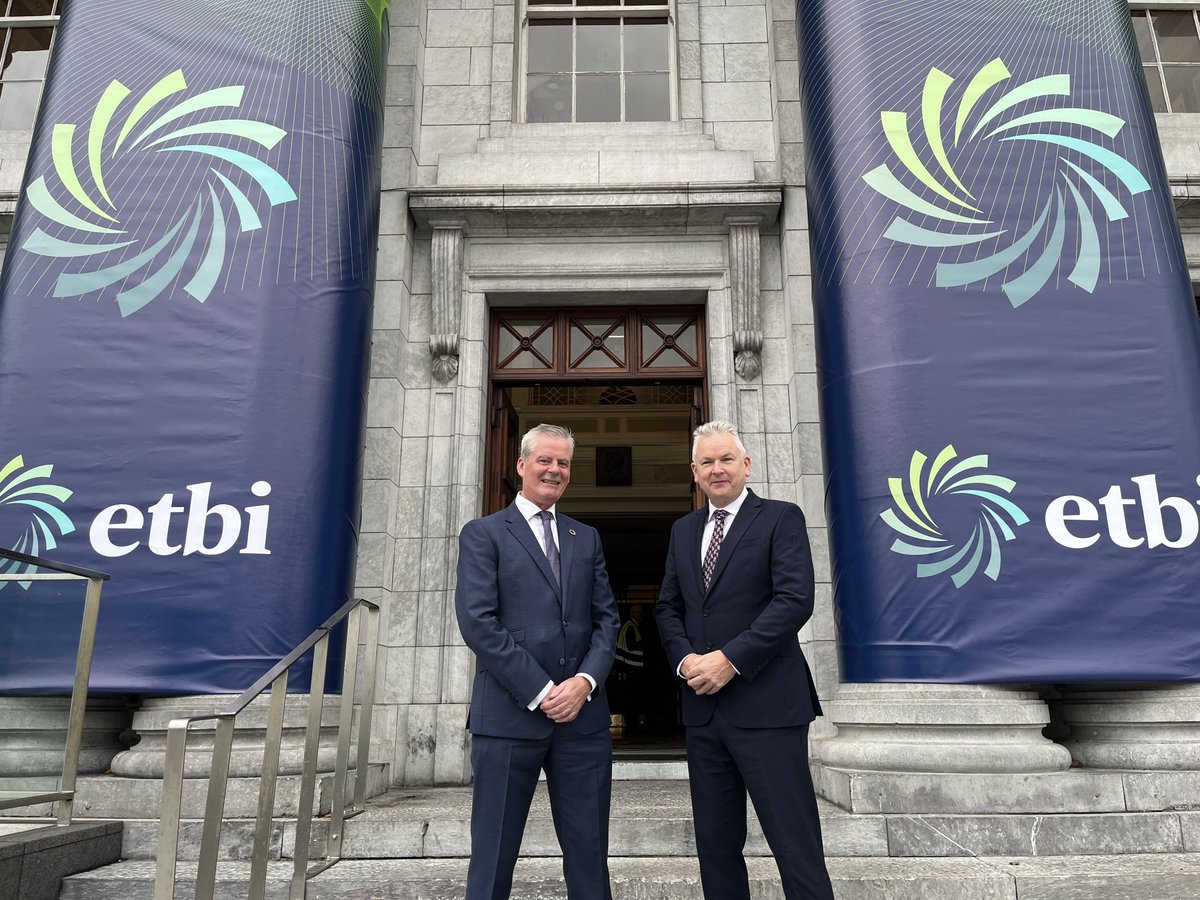 <a href="/CorkETB/">CorkETB🇮🇪🇪🇺</a> CE and great host <a href="/DenisLeamy/">Denis Leamy</a> with ETBI General secretary <a href="/PaddyLavelle5/">Paddy Lavelle</a> getting ready for Day 2 #FutureETB