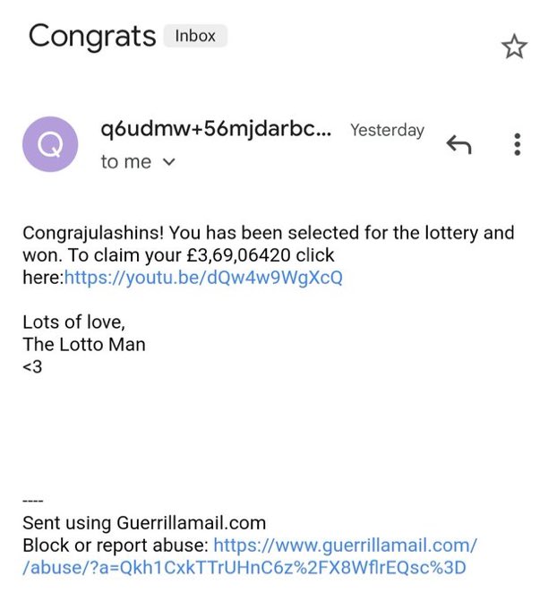 I always dreamed of this day.