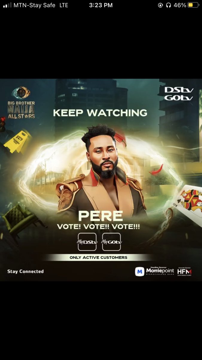 WonderOfNigeria's tweet photo. Dear Patriots
We can’t slack at this critical time. The battleground is hot. Everywhere is intense… we can’t snooze at this hour. Pump in those votes aggressively for Pere. It is war….war….war….Vote Pere 🗣🗣

#BBNaija 
#BBNaijaAllStars 
#VotePere
#PereEgbiX120M https://t.co/JJICWcayay