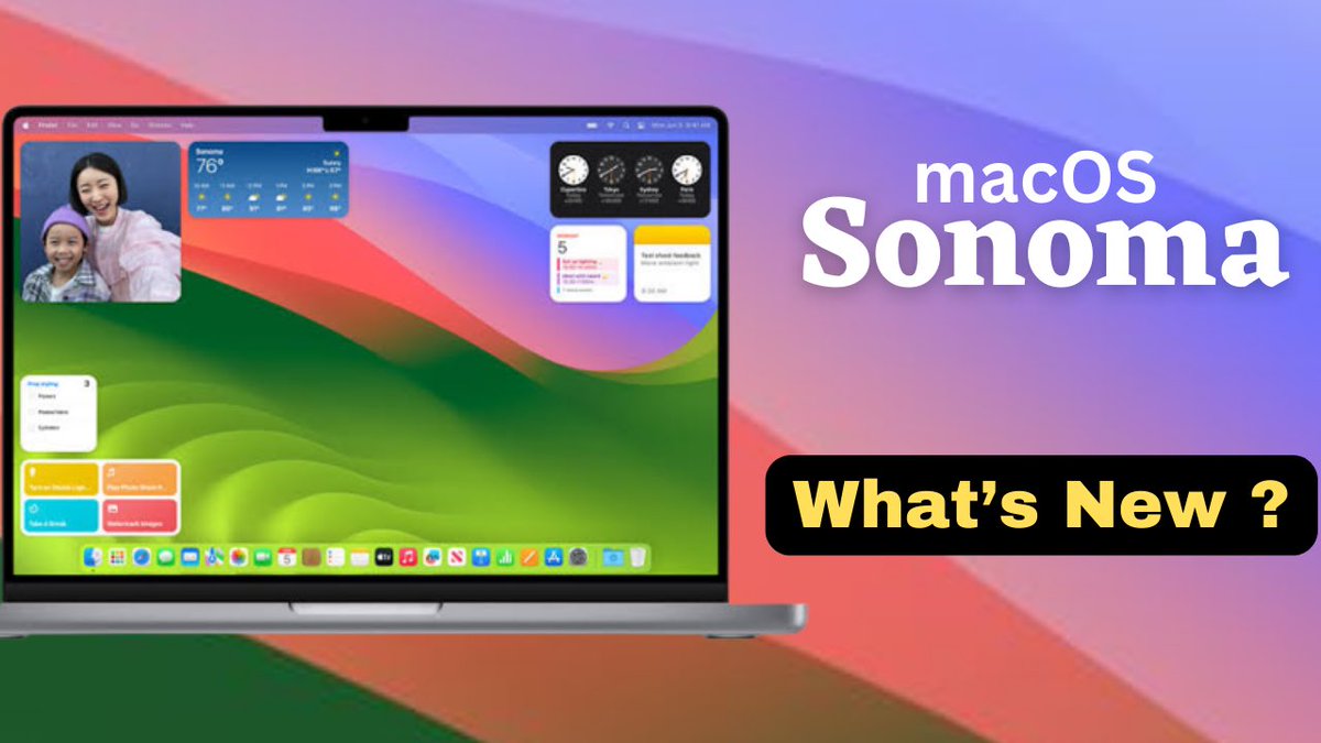 technicalgiki's tweet photo. macOS Sonoma is Out - New Features 🔥 #macOS14 #macos #macOSSonoma 

https://t.co/gJZvJite9n https://t.co/1nYQbyGIVk