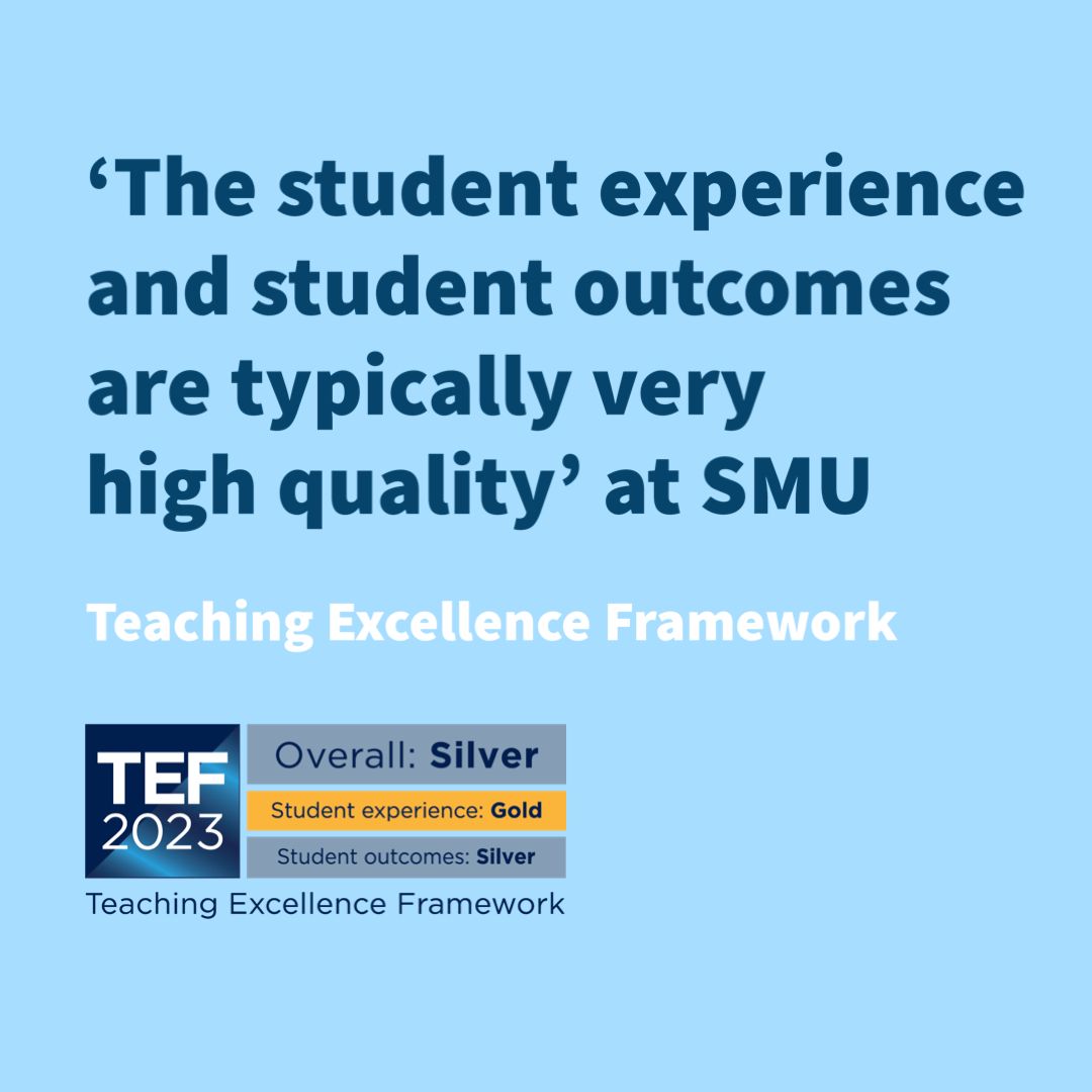 We're delighted to announce that we have been awarded Gold for student experience in today’s publication of the Teaching Excellence Framework. We were rated Silver overall, with student outcomes found to be typically very high quality

Find out more 👇

stmarys.ac.uk/news/2023/09/t…