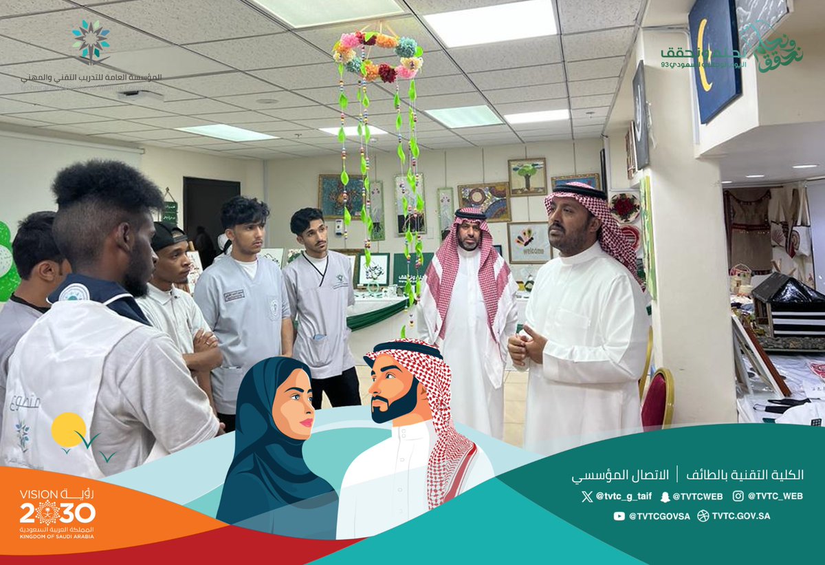 tvtc_g_Taif's tweet photo. #صور | 
جانب من زيارة المتدربين لمجمع إرادة و الصحة النفسية بالطائف بمناسبة #اليوم_الوطني_السعودي_93 . 

#نحلم_ونحقق
#التدريب_التقني https://t.co/WSP37vvZCC