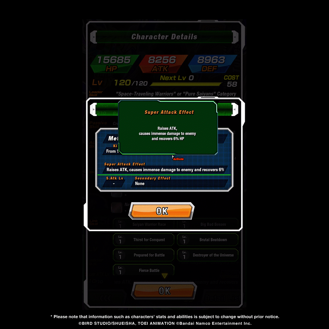 dokkan_global's tweet photo. First-hand information on UR [Demonic Fighter Wielding Forbidden Power] Turles' stats! https://t.co/x1tqYCq6J8