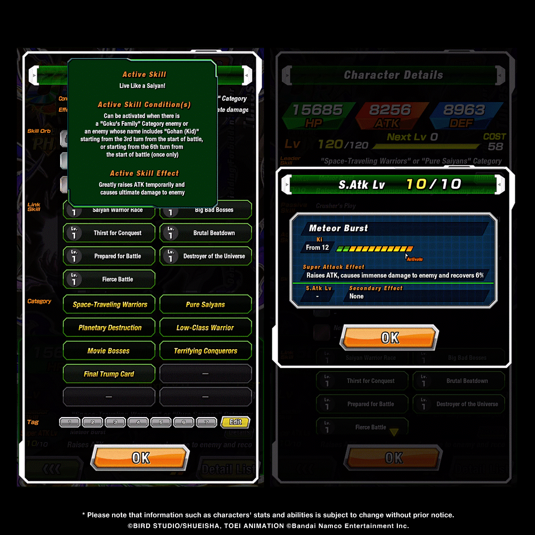 dokkan_global's tweet photo. First-hand information on UR [Demonic Fighter Wielding Forbidden Power] Turles' stats! https://t.co/x1tqYCq6J8