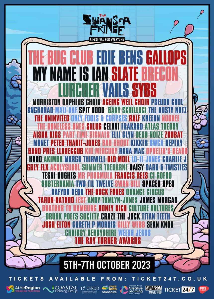 Mr Phormula (@mrphormula) on Twitter photo Edrych mlaen i chwarae hwn / hyped to play <a href="/FringeSwansea/">The Swansea Fringe</a> this year!!! Llwyth o artistiaiad anhygoel yn chwarae!! Catch me in <a href="/TyTawe/">Tŷ Tawe</a> with <a href="/LlareggubBrass/">BAND PRES LLAREGGUB</a> Sat 07/10 20.00, Lets go!!!! Edrych mlaen i chwarae hwn / hyped to play <a href="/FringeSwansea/">The Swansea Fringe</a> this year!!! Llwyth o artistiaiad anhygoel yn chwarae!! Catch me in <a href="/TyTawe/">Tŷ Tawe</a> with <a href="/LlareggubBrass/">BAND PRES LLAREGGUB</a> Sat 07/10 20.00, Lets go!!!!