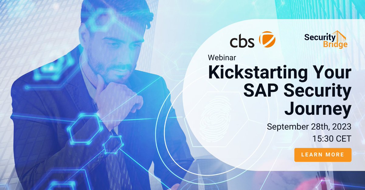 _securitybridge's tweet photo. It's your last call to embark on a successful SAP Security journey with us! 🚀🔒

Don't miss this opportunity - see you tomorrow at 15.30 CET! 👇

https://t.co/hJGNP8WQh2

#Webinar #SAPSecurity" https://t.co/Kng61GsuXF